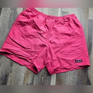 Patagonia Men's Swim Trunks Raspberry Pink Size Large Lined